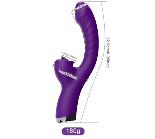 2 in1 lingua clitoris vibratores pro mulieribus lambendo