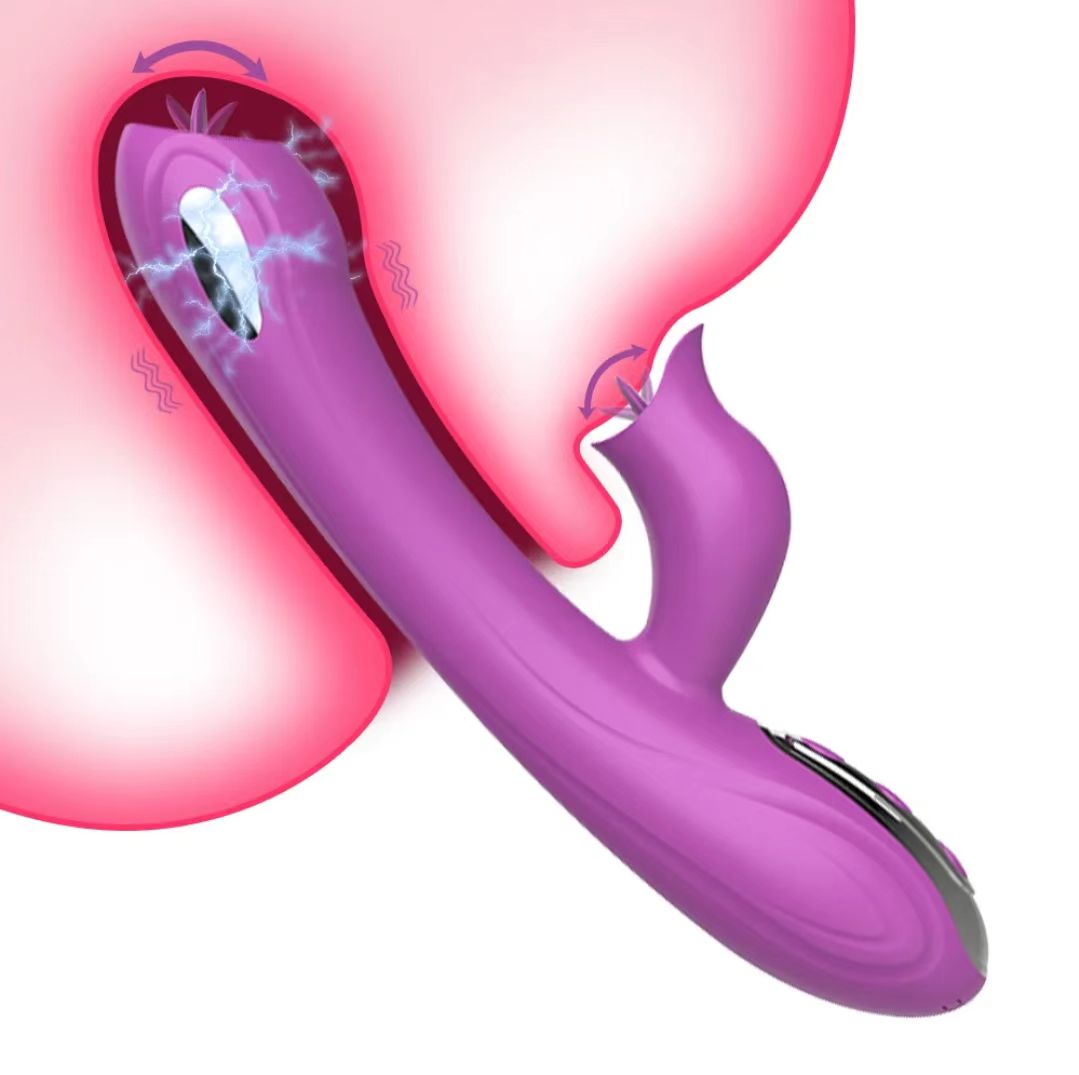 Lingua electrica lingens clitoris vibratores pro mulieribus