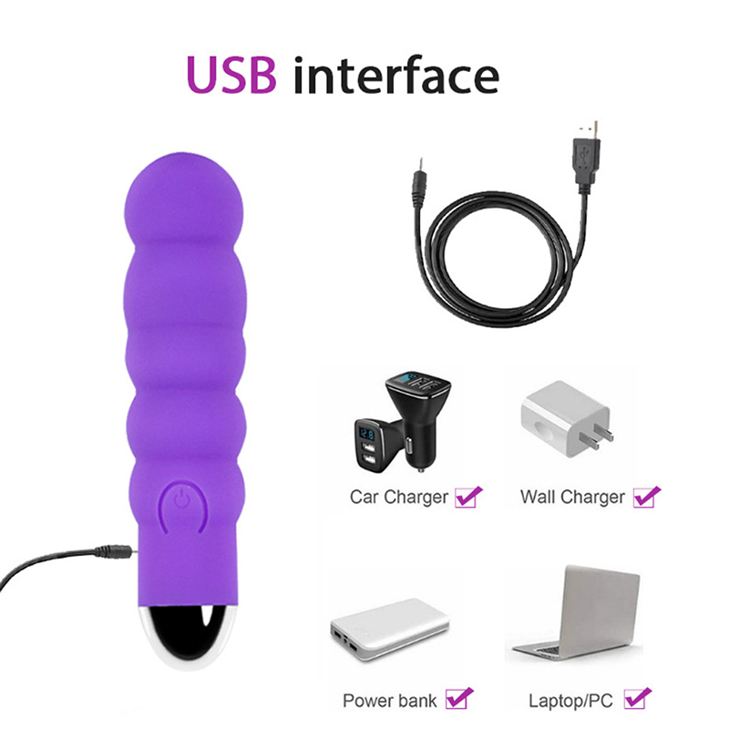 Silicone Anal Dildo Vibrator