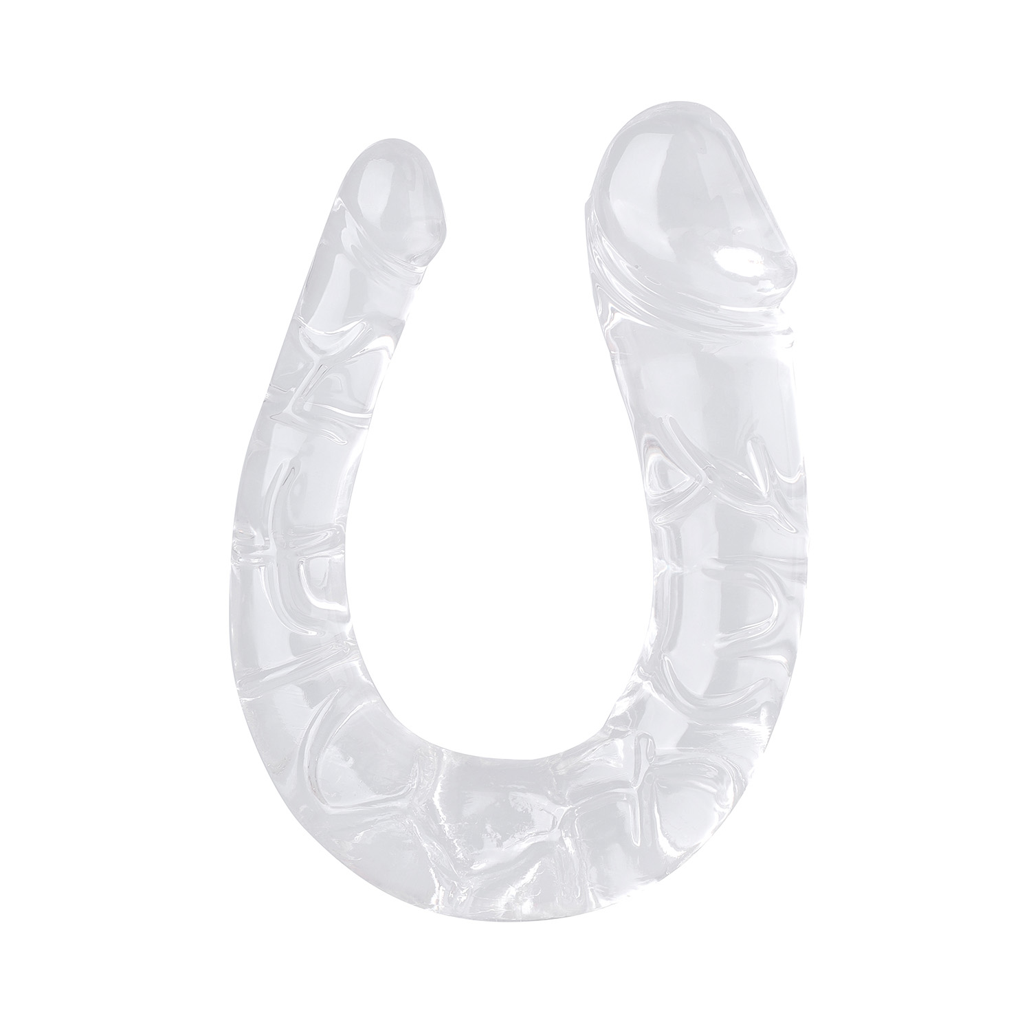 U Shape Soft Jelly Double Dildos Anal Butt Plug G-Macula Vagina Masturbator Sex Toys Pro Women