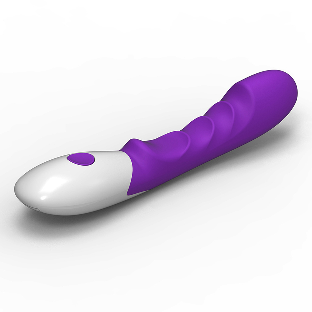 Fluctus silicone clitoralis trudendo pulsum magicum massager pro mulieribus