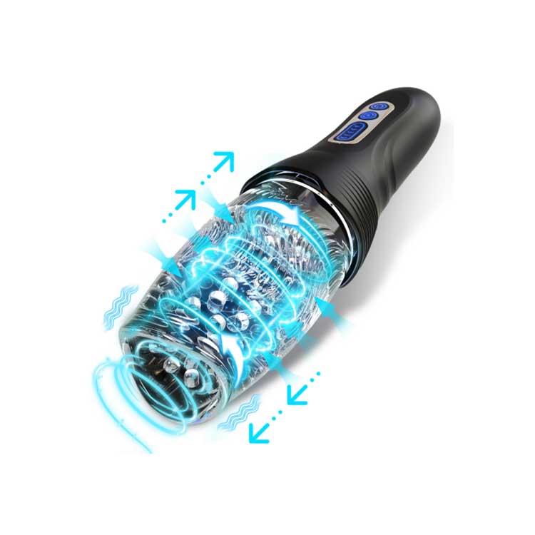 Tutus elegans Vibrating Vacuum Cup Masturbator sex toy pro men